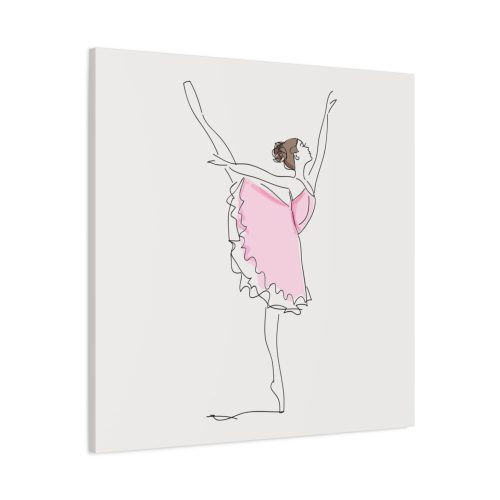91663-60.jpg Ballerina in Pink Dress Standard Canvas