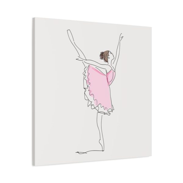 91663-60.jpg Ballerina in Pink Dress Standard Canvas