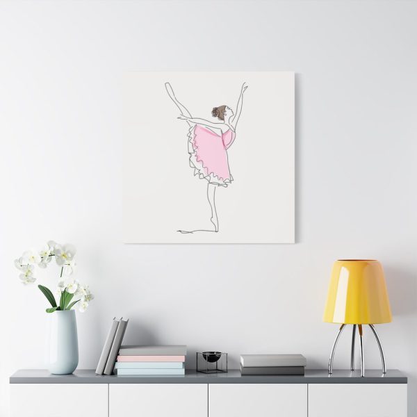 91663-62.jpg Ballerina in Pink Dress Standard Canvas