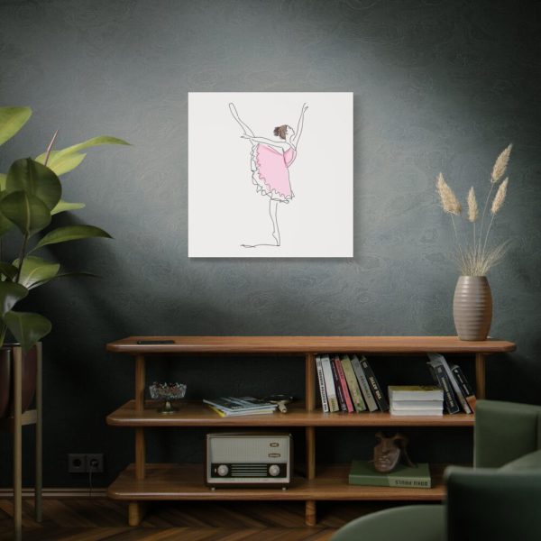 91663-64.jpg Ballerina in Pink Dress Standard Canvas