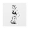 91663-71.jpg Lady Holding Brassiere Standard Canvas