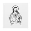 91663-76.jpg Sacred Heart Standard Canvas