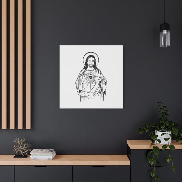 91663-78.jpg Sacred Heart Standard Canvas