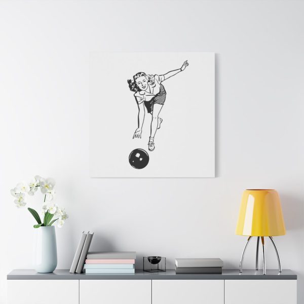 91663-92.jpg Bowling Woman Standard Canvas