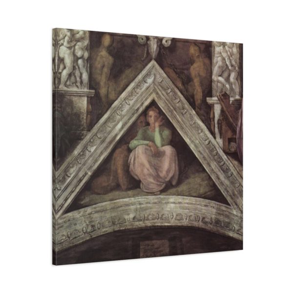 91663-95.jpg Ceiling Fresco in the Sistine Chapel by Michelangelo Buonarroti Standard Canvas