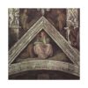 91663-96.jpg Ceiling Fresco in the Sistine Chapel by Michelangelo Buonarroti Standard Canvas