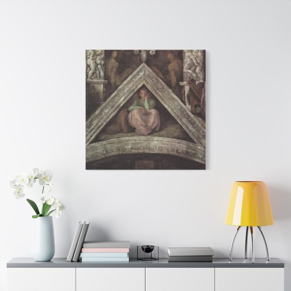 91663-97.jpg Ceiling Fresco in the Sistine Chapel by Michelangelo Buonarroti Standard Canvas