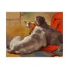 92373.jpg A Hound and a Bearded Collie by John Frederick Herring Poster