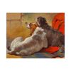 92374.jpg A Hound and a Bearded Collie by John Frederick Herring Poster