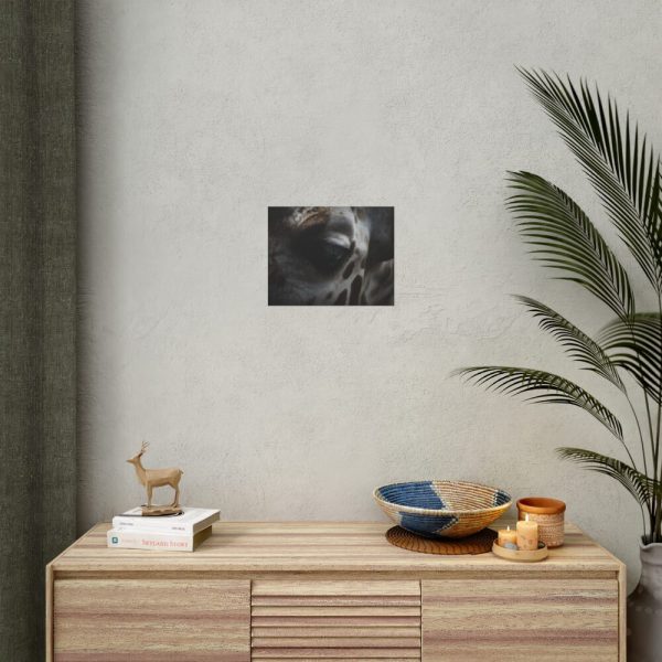 Giraffe Black Eye Poster