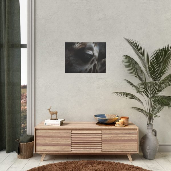 Giraffe Black Eye Poster