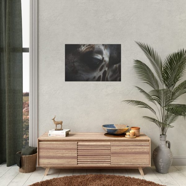 Giraffe Black Eye Poster