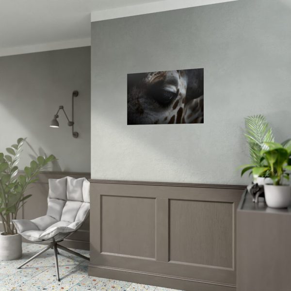 Giraffe Black Eye Poster