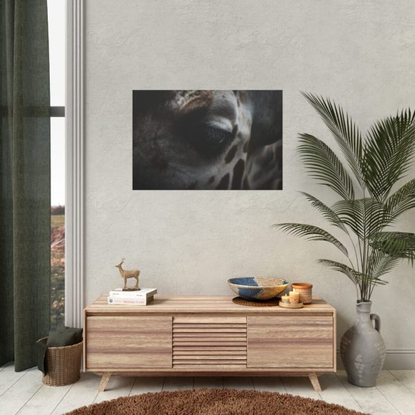 Giraffe Black Eye Poster