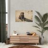 Labrador On the Sand Poster