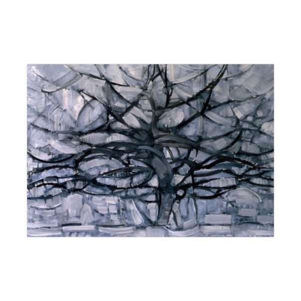 92408-105.jpg Piet Mondrian's Gray Tree Poster