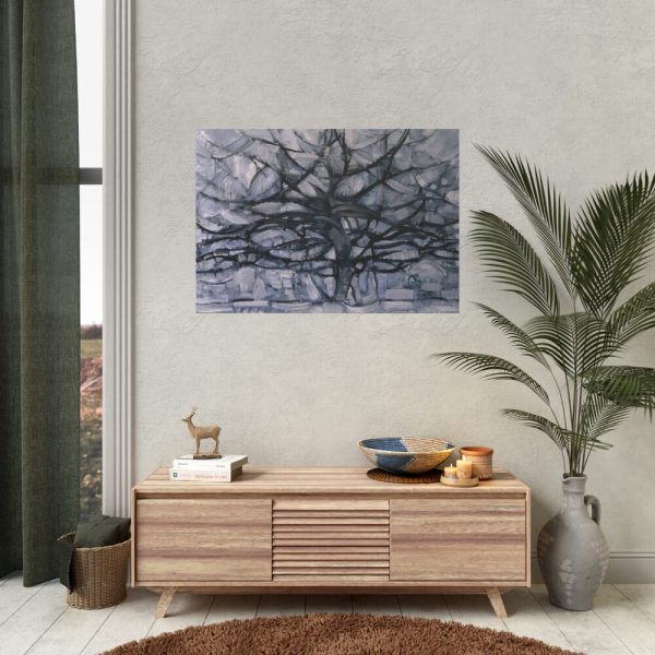 92408-106.jpg Piet Mondrian's Gray Tree Poster