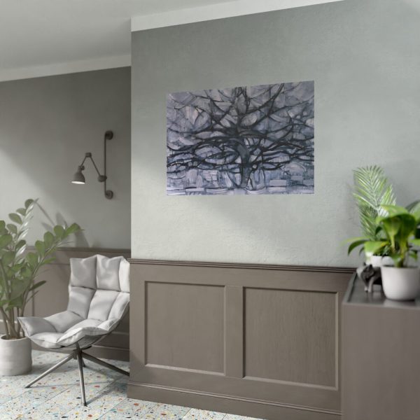 92408-107.jpg Piet Mondrian's Gray Tree Poster