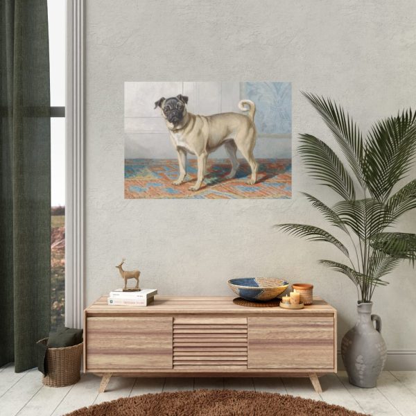 92408-127.jpg Portrait of Edwin Vom Rath’s Pug by Conradijn Cunaeus Poster