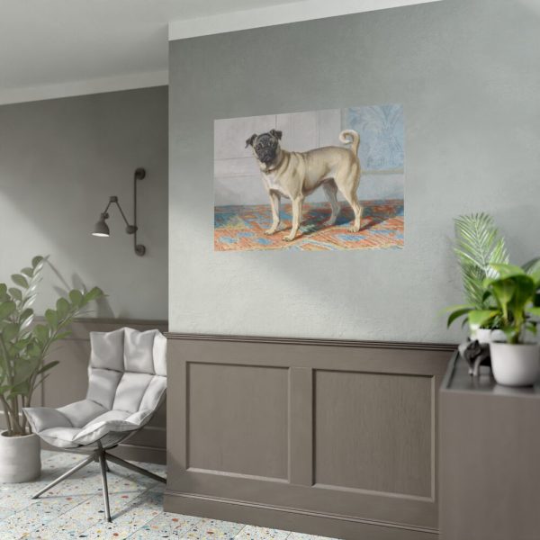 92408-128.jpg Portrait of Edwin Vom Rath’s Pug by Conradijn Cunaeus Poster