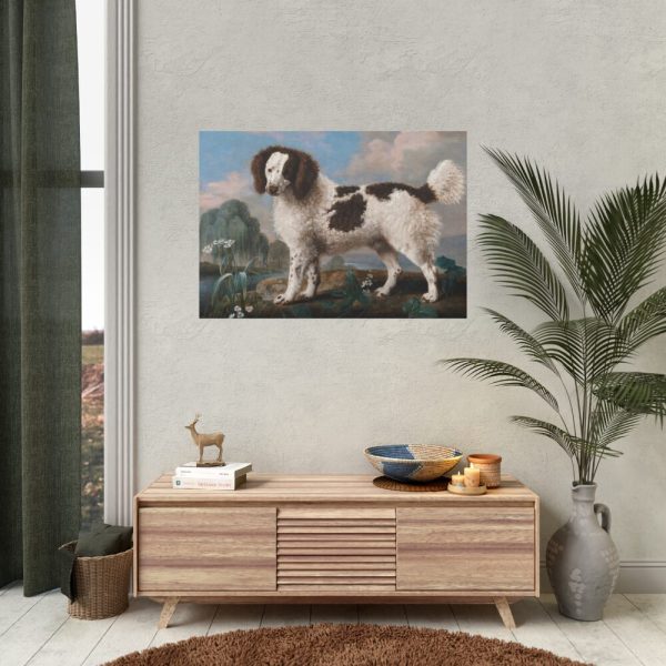 92408-133.jpg Brown and White Norfolk or Water Spaniel by George Stubbs Poster