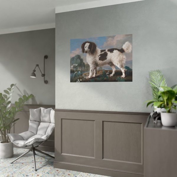 92408-134.jpg Brown and White Norfolk or Water Spaniel by George Stubbs Poster