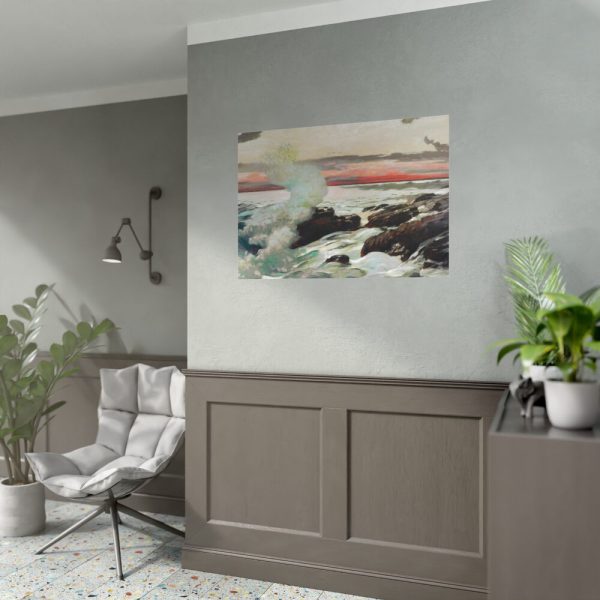 West Point, Prout's Neck by Winslow Homer Poster