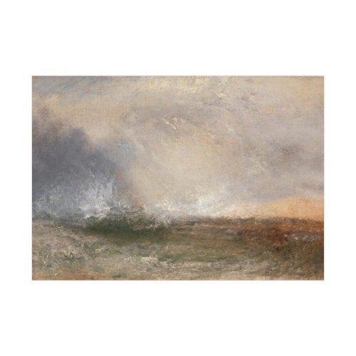 92408-174.jpg Stormy Sea Breaking on a Shore Poster