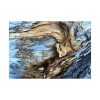 Abstract Texture in Light Brown and Blue Poster