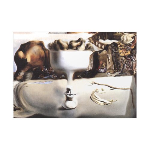 92408-237.jpg Apparition of Face and Fruit Dish on a Beach by Salvador Dali Poster
