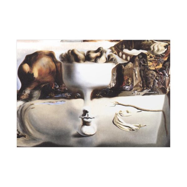 Apparition of Face and Fruit Dish on a Beach by Salvador Dali Poster