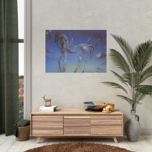 92408-259.jpg The Happy Unicorn by Salvador Dali Poster
