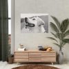 92408-322.jpg Labrador Retriever Dog in Black and White Poster