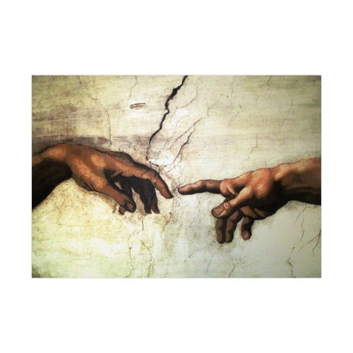 Part of The Creation of Adam Hands by Michelangelo Buonarroti Poster