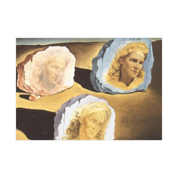 92408-357.jpg Three Apparitions of the Visage of Gala by by Salvador Dali Poster