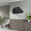 Sleepy Black Labrador Poster