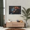 92408-388.jpg Close-up Tiger Head Resting in the Shade Poster