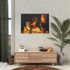 92408-439.jpg A Pride Of Lions by Jean Baptiste Huet Poster