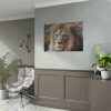 Lion Face Closeup Poster