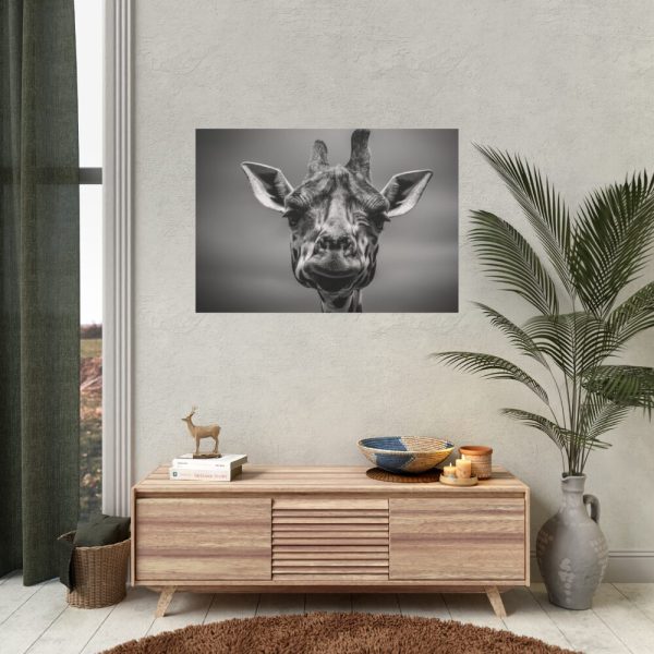 92408-472.jpg Giraffe in Monotone Poster