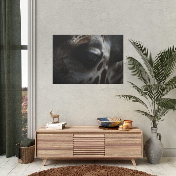Giraffe Black Eye Poster