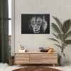 Barbary Lion Face Closeup Poster