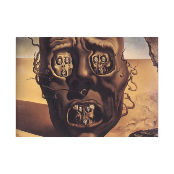 92408-66.jpg The Face of War by Salvador Dali Poster