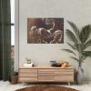 92408-73.jpg Debris of an Automobile Giving Birth to a Blind Horse Biting a Telephone Poster