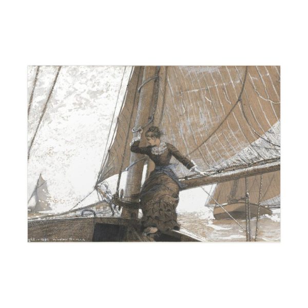 92408-9.jpg Yachting Girl by Winslow Homer Poster