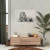 92409-102.jpg Vintage Lion Illustration by Albert Edelfelt Poster