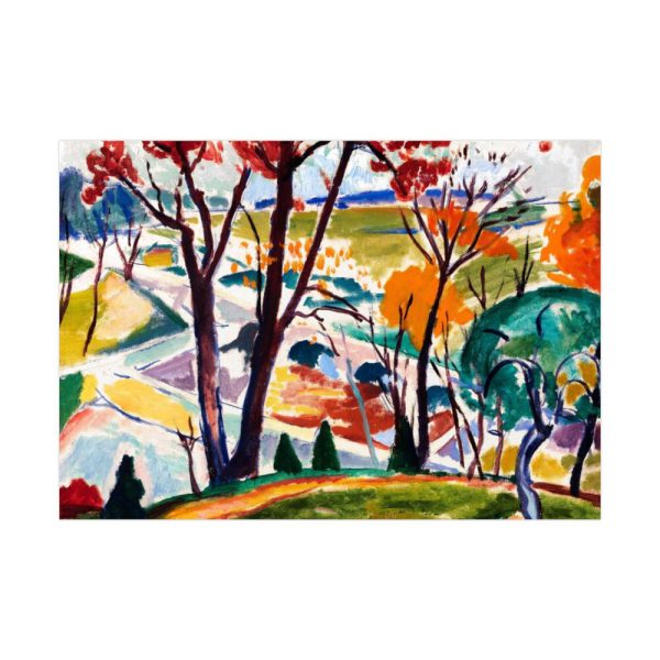 92409-116.jpg Landscape, Bridge by Henry Lyman Sayen Poster