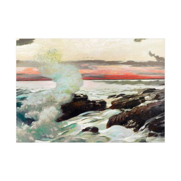West Point, Prout's Neck by Winslow Homer Poster
