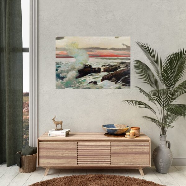 West Point, Prout's Neck by Winslow Homer Poster