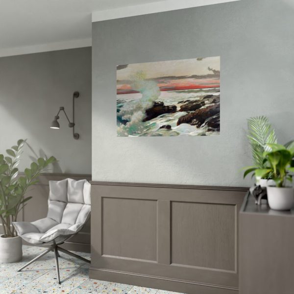 West Point, Prout's Neck by Winslow Homer Poster